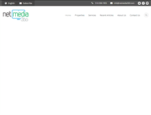 Tablet Screenshot of netmedia360.com